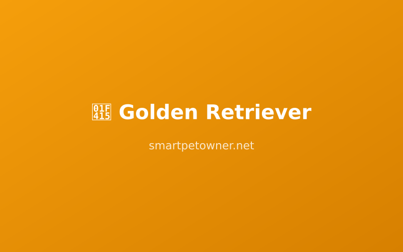 Golden Retriever: Complete Breed Guide (2026)